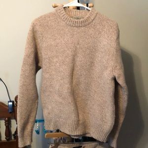 LL Bean 100% lambswool crew neck sweater in Men S